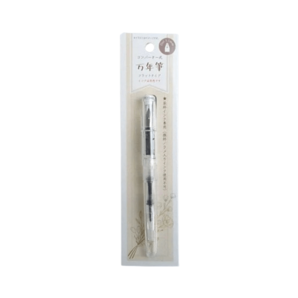 Converter-Type Fountain Pen – Flat Clear