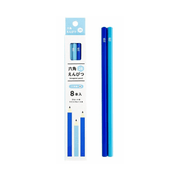 Hexagonal Pencils 2B Set of 8 Blue/Light Blue