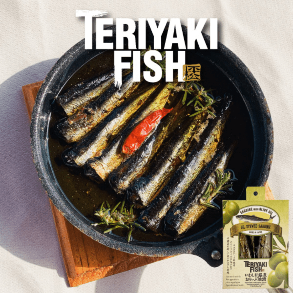 Teriyaki Fish Simmered Iwashi in Sweet Soy Sauce with Olive Oil - 60g