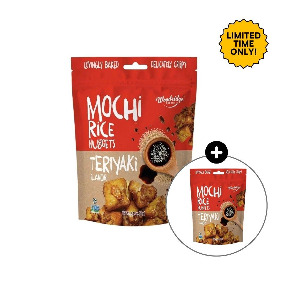 Woodridge Snacks Mochi Rice Nuggets Teriyaki (2.47 Oz.) - 70g
