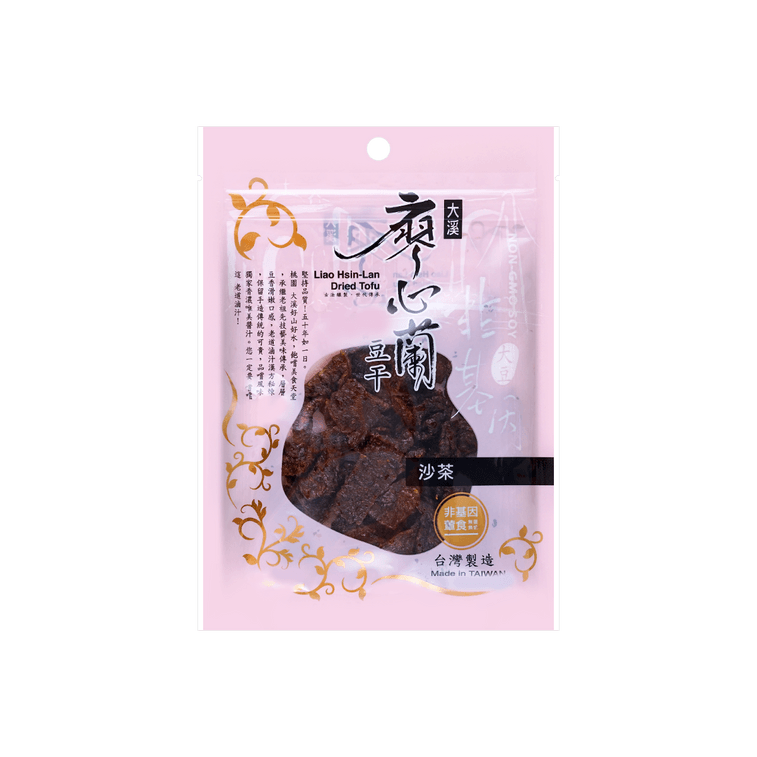 Liao Hsin Lan Non-Gmo Barbecue Satay Sauce Dried Tofu - 110g