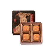 Kee Wah Mini White Lotus Seed Paste Mooncake with Yolk - 50g x 4 pcs