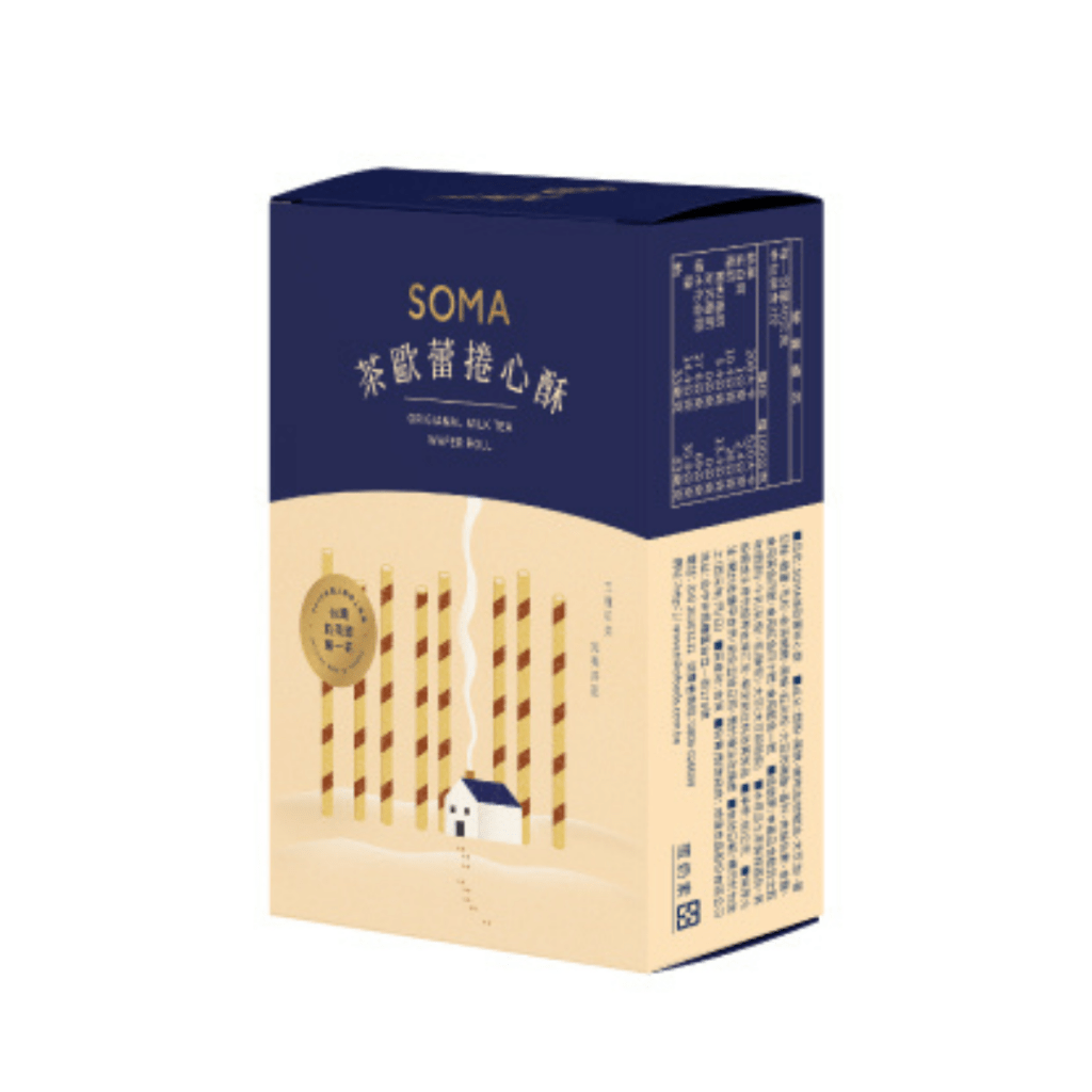 SOMA Original Milk Tea Wafer Rolls - 80g