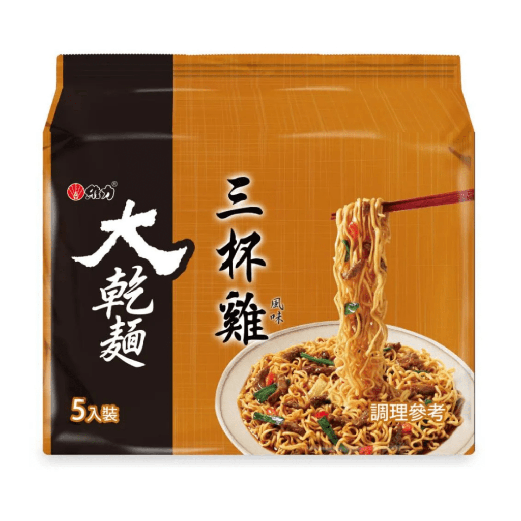 Wei Lih Big Dry Noodles - 100g x 5 Pack