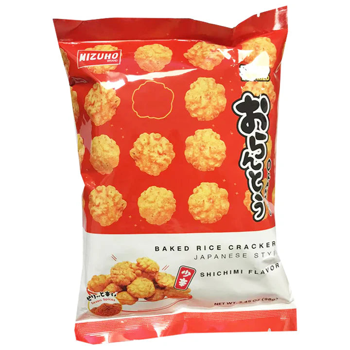 MIZUHO Baked Rice Crackers - Shichimi - 98g