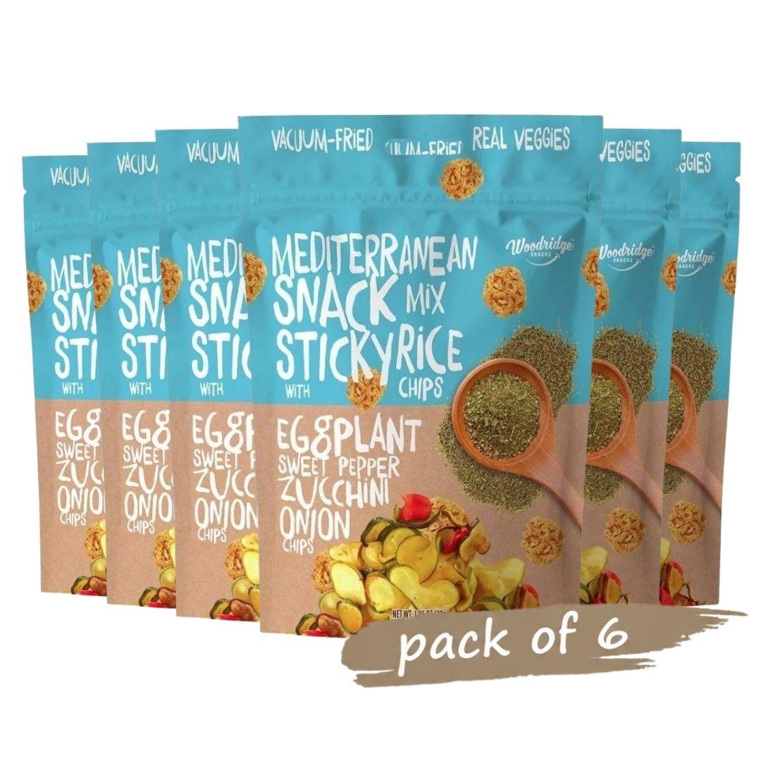 Woodridge Snacks Mediterranean Mix Veggies w/Sticky Rice Chips (1.06 Oz.) - 30g
