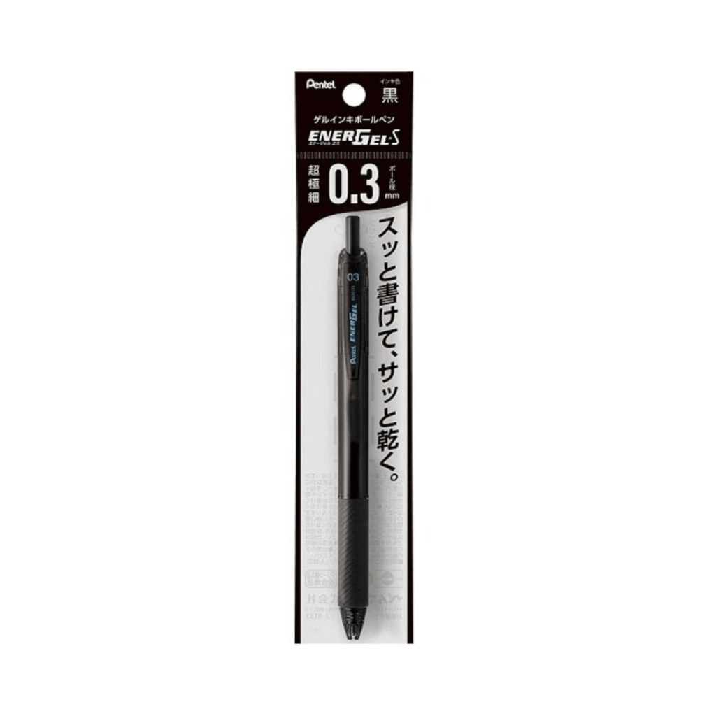 Pentel EGS Gel Ball Pen 0.3 mm Black