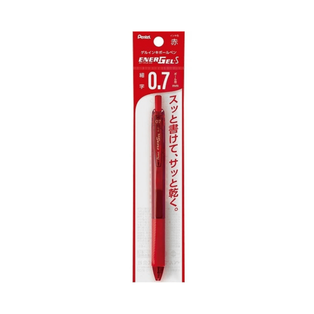 Pentel EGS Gel Ball Pen 0.7 mm Red