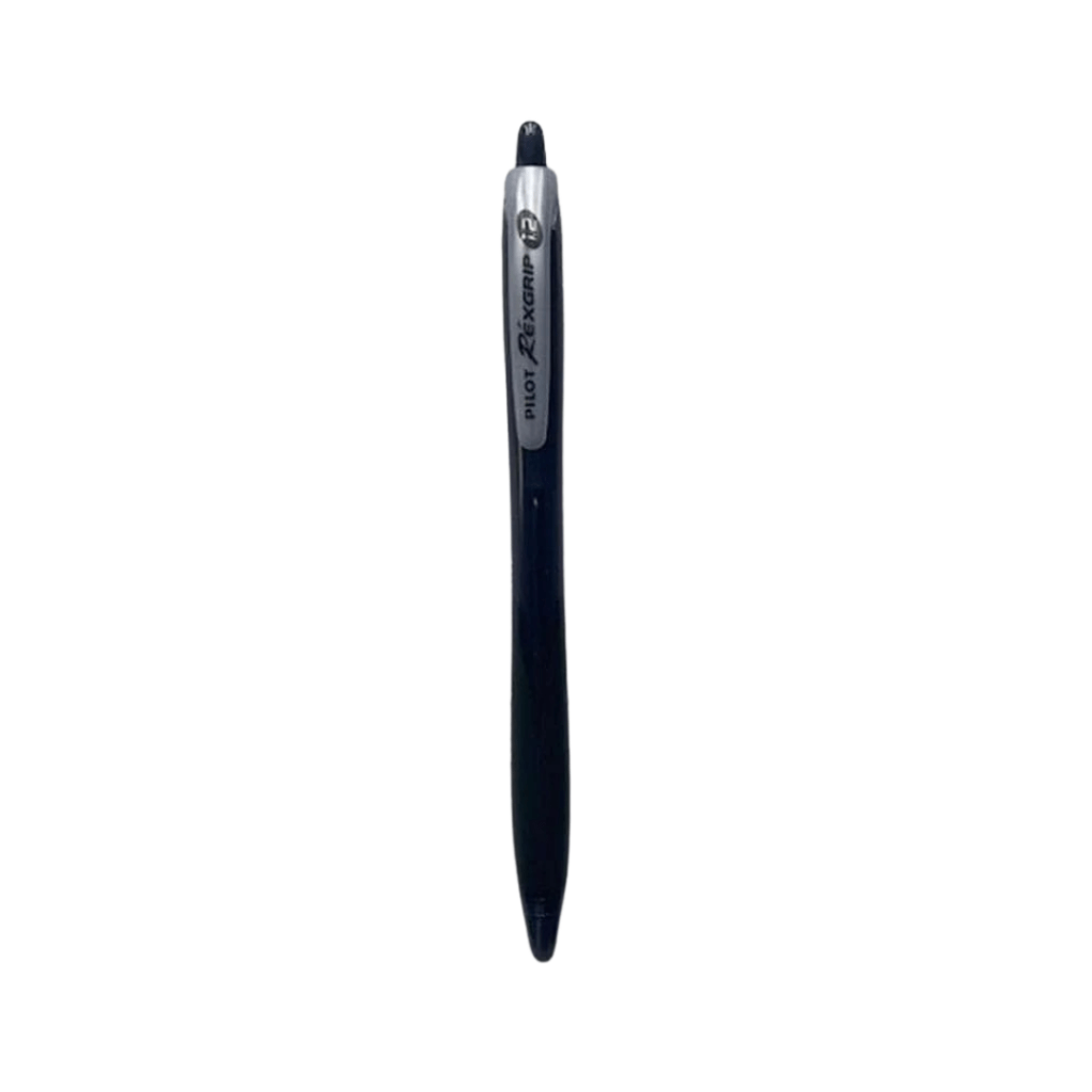 Pilot Oil-Based BP RexGrip Black 1.2mm Ballpoint Pen