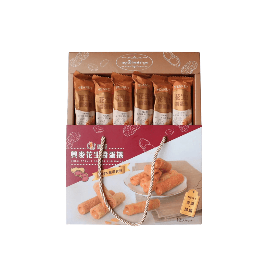XiMai Peanuts Butter Egg Rolls - 240g