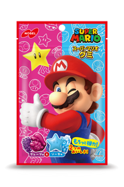 Nobel Super Mario Gummy Candy Grape & Soda Flavor - 50g