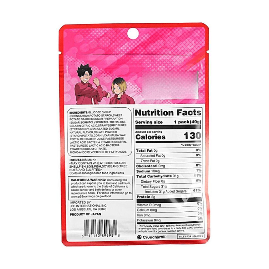 Haikyu!! Ichigo Strawberry Gummy - 40g