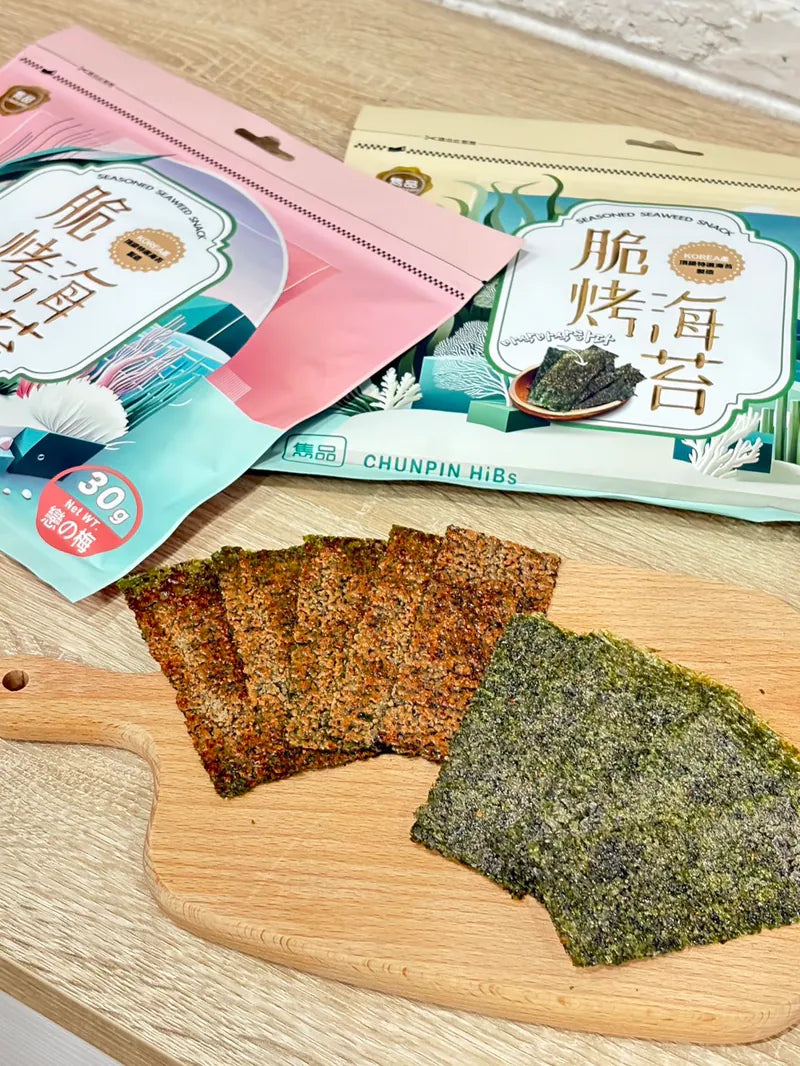 Chun Pin Crispy Roasted Seaweed Salt & Pepper Flavor - 30g