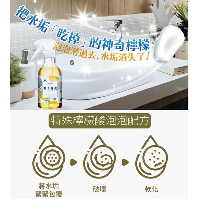 Soapberry x Lemon Magic Bubble Water Stain Remover - 500ml