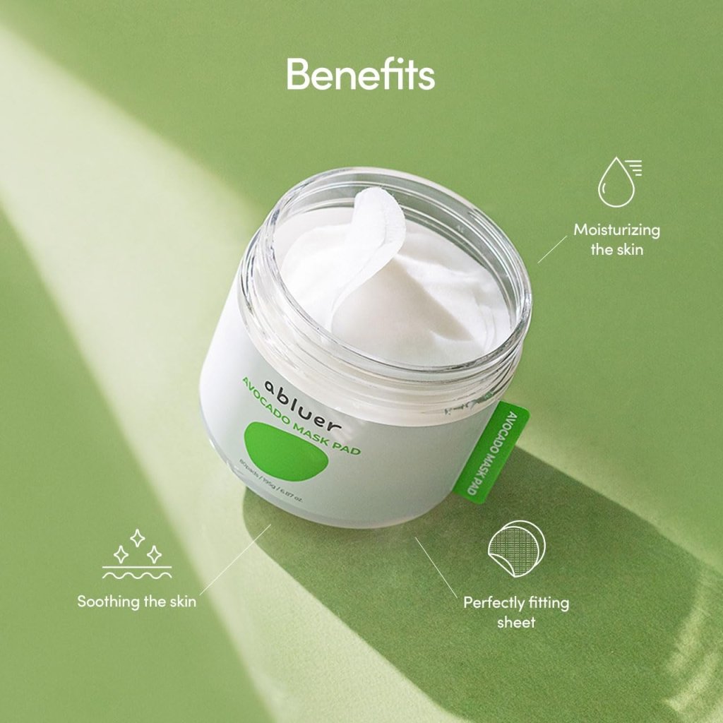 Abluer Avocado Mask Pad (80pads) - 195g