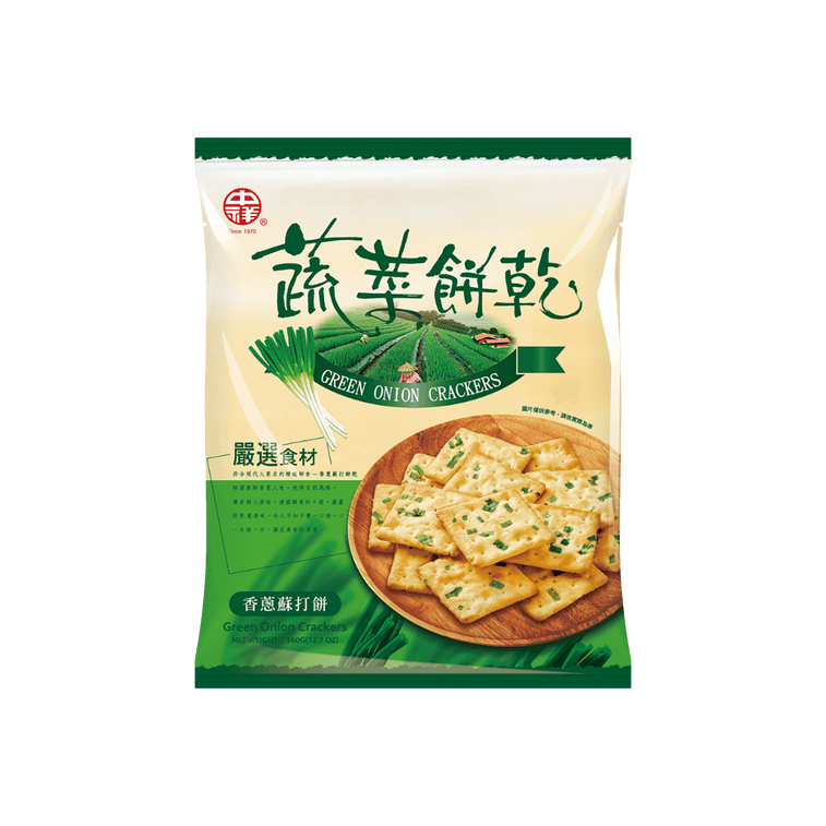 Chung Hsiang Green Onion Crackers - 300g