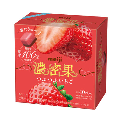 Meiji Strawberry With Dense Fruit Pieces - 32g