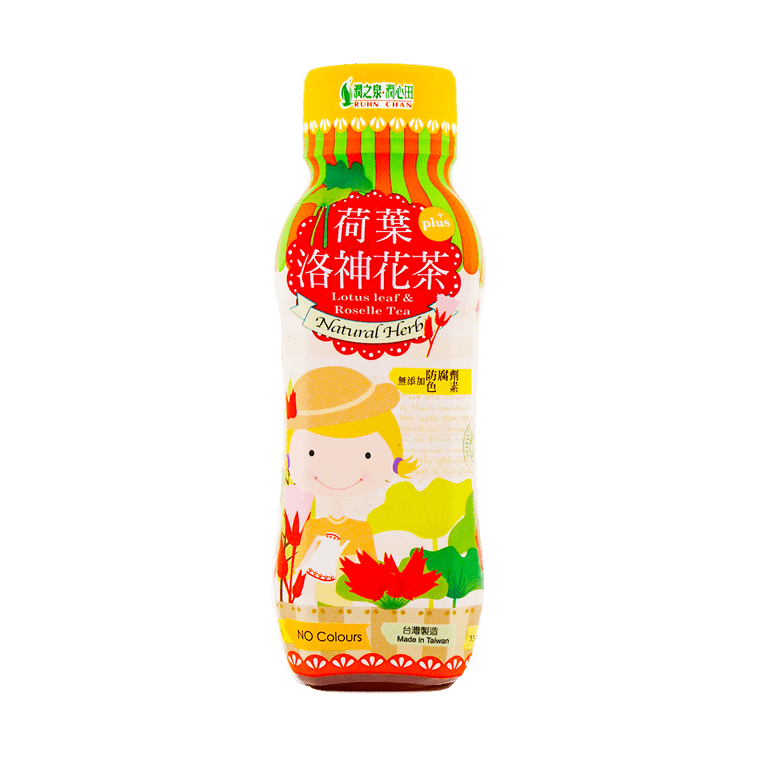 Ruhn Chan Lotus Leaf & Roselle Tea - 330ml