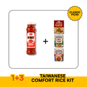Taiwanese Comfort Rice Kit — AGV Rice Trio + Sweet Chili Sauce