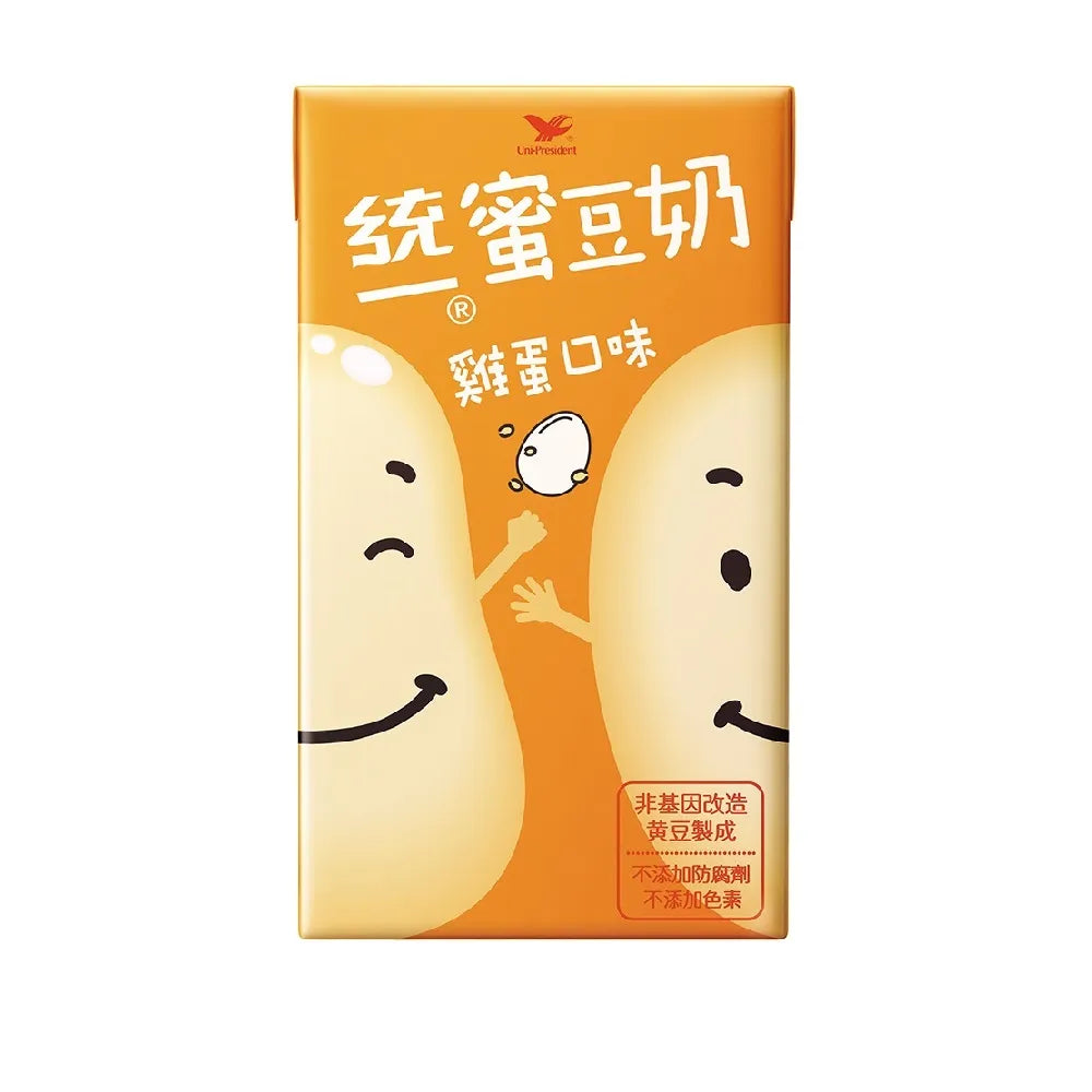 Uni-President Soya Milk Egg Flavor - 250ml x 6 Pack