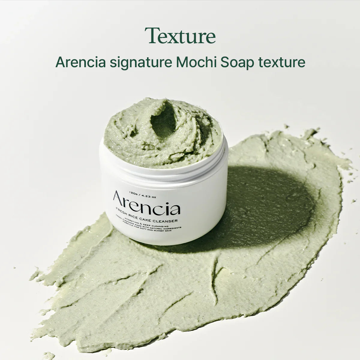 Arencia Fresh Green Rich Mochi Cleanser - 120ml