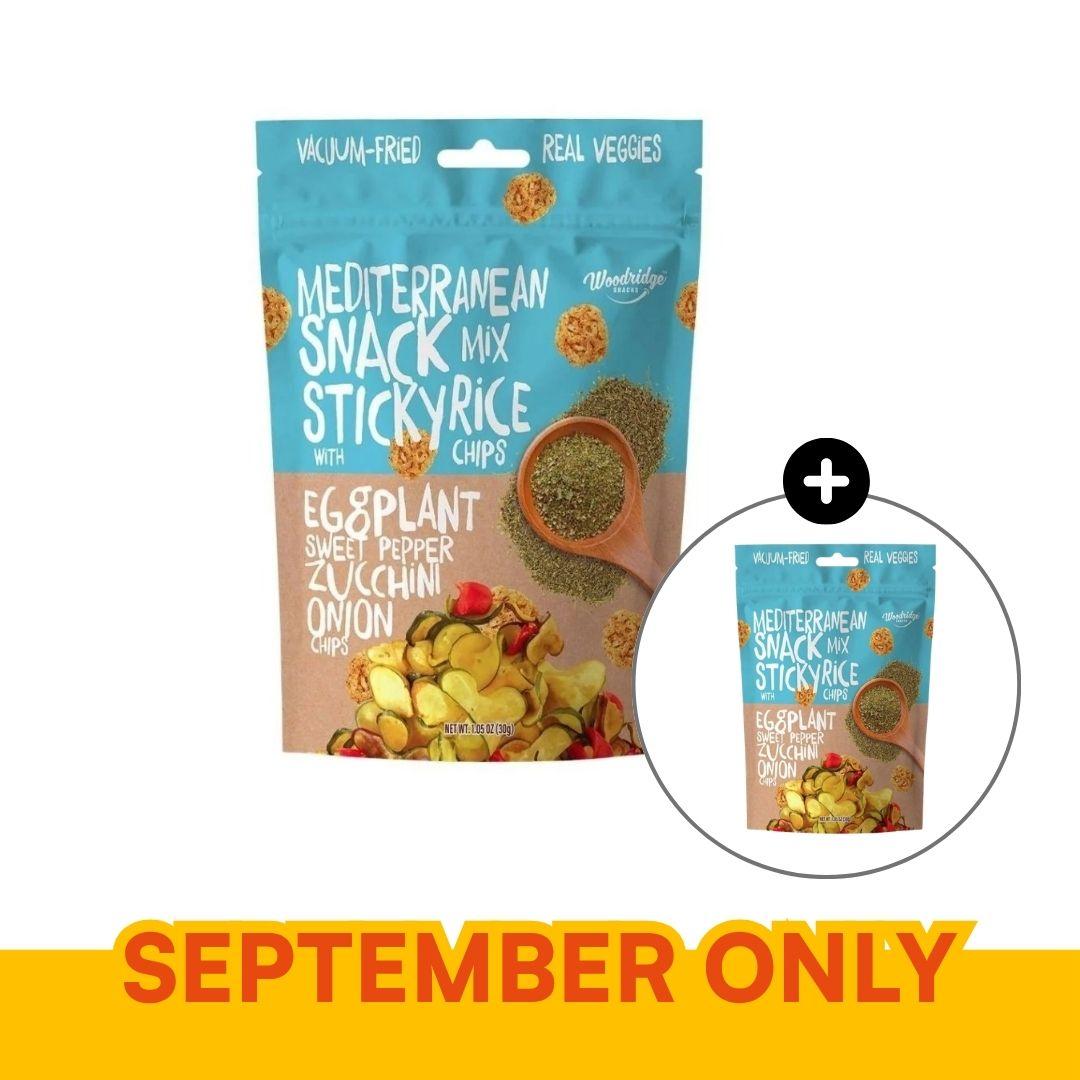Woodridge Snacks Mediterranean Mix Veggies w/Sticky Rice Chips (1.06 Oz.) - 30g
