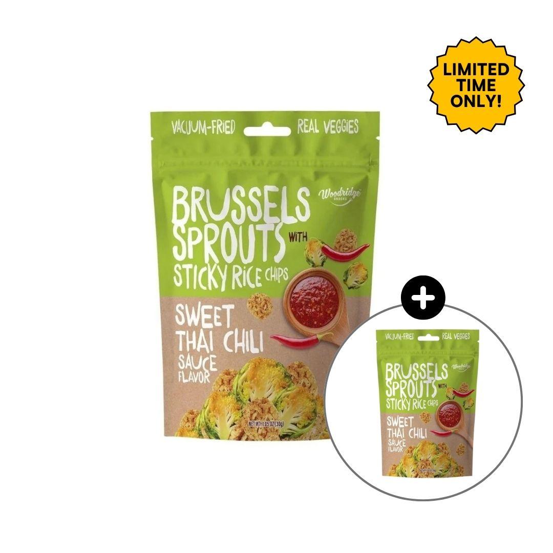 Woodridge Snacks Brussels Sprouts w/ Sticky Rice Chips Sweet Thai Chili (1.06 oz.) - 30g