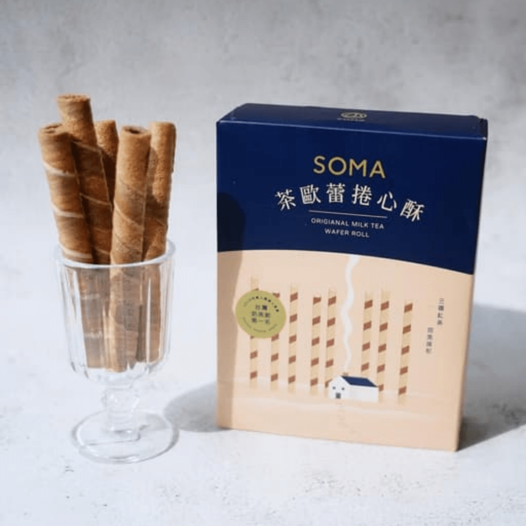 SOMA Original Milk Tea Wafer Rolls - 80g