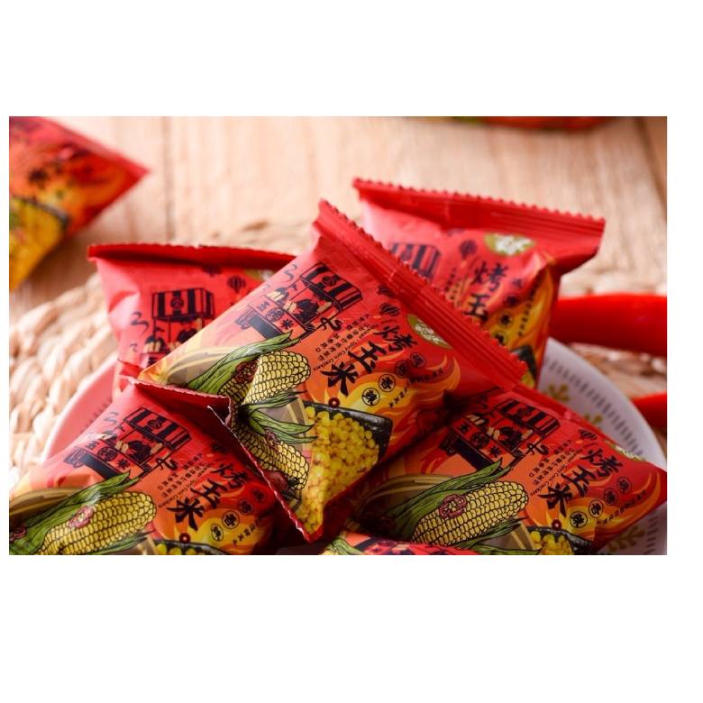Tamsui Fisherman Grilled Corn Snack Spicy Flavor - 70g