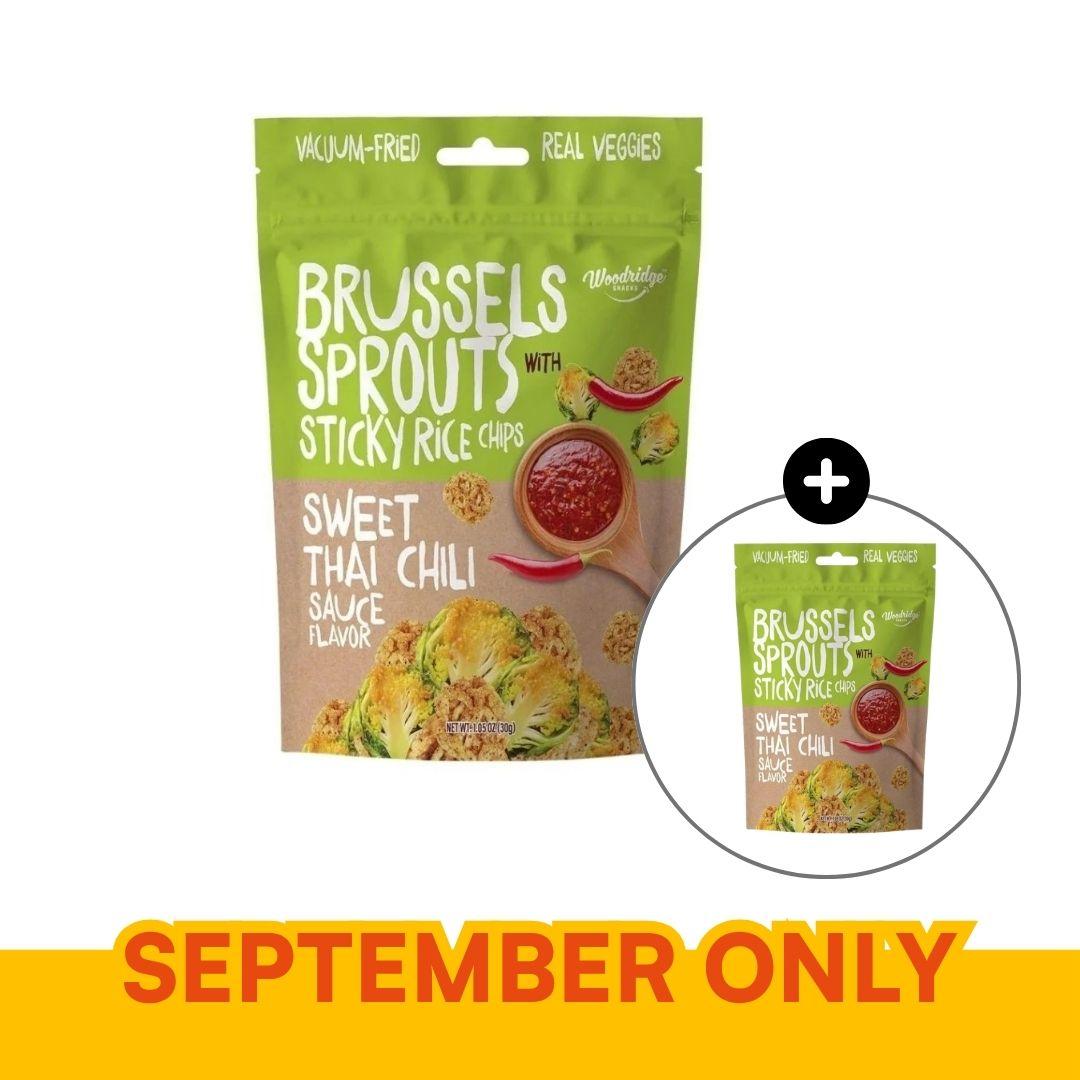Woodridge Snacks Brussels Sprouts w/ Sticky Rice Chips Sweet Thai Chili (1.06 oz.) - 30g