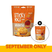 Woodridge Snacks Sticky Rice Chips Sriracha (2.47 Oz.) - 70g