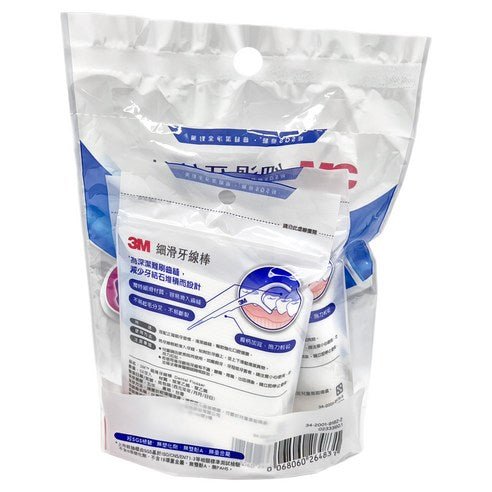 3M Slim Floss Picks (Bulk Pack 50pcs x 3 Pack) - ding - go