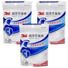 3M Slim Floss Picks (Bulk Pack 50pcs x 3 Pack) - ding - go