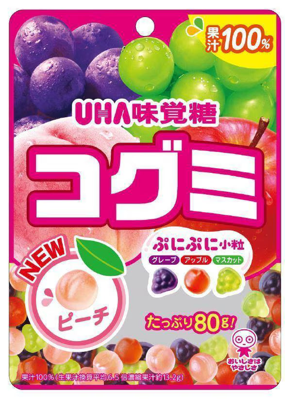 UHA Mikakuto Kogumi Fruit Assortment - 80g