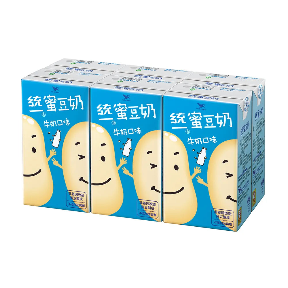 統一 蜜豆奶 牛奶 - 250ml x 6