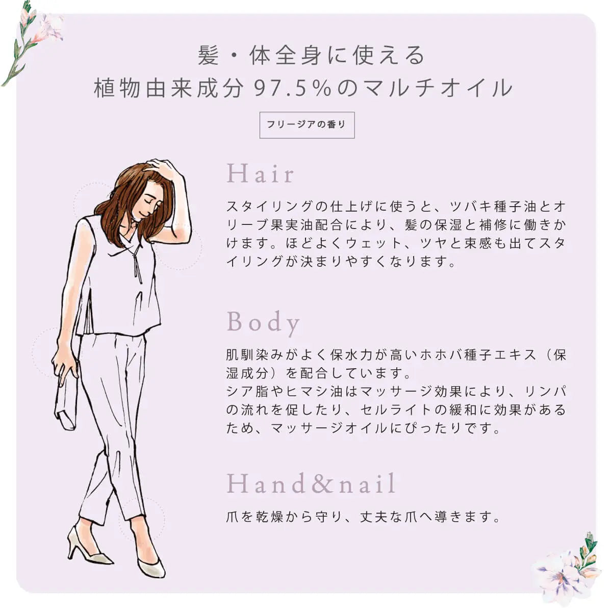 BIBIDAY Innocence Freesia Multi‑Oil - 100 ml