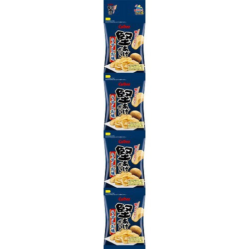 Calbee Kata-age Potato Chips Lightly Salted 4-Pack - 60g