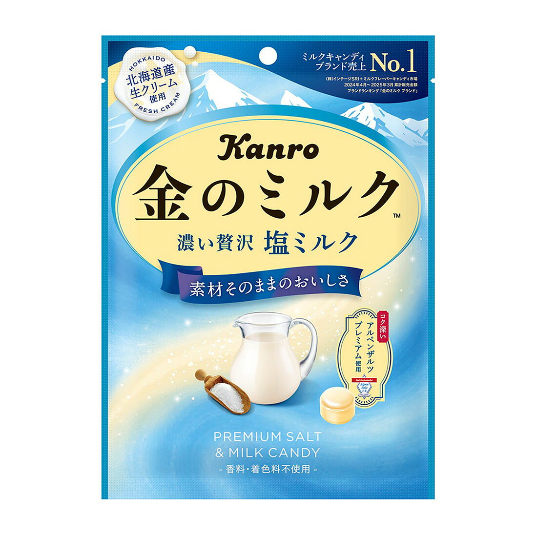 Kanro Kin no Milk Candy Salt Milk - 61g