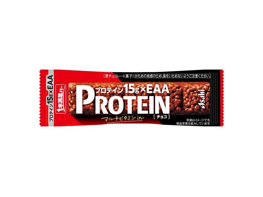 Asahi 1-Pon Manzoku Bar Protein 15g x EAA Chocolate - 39g