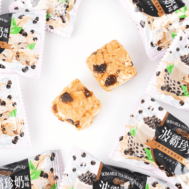 Yuki & Love Grains Snack Boba Milk Tea Flavor - 144g