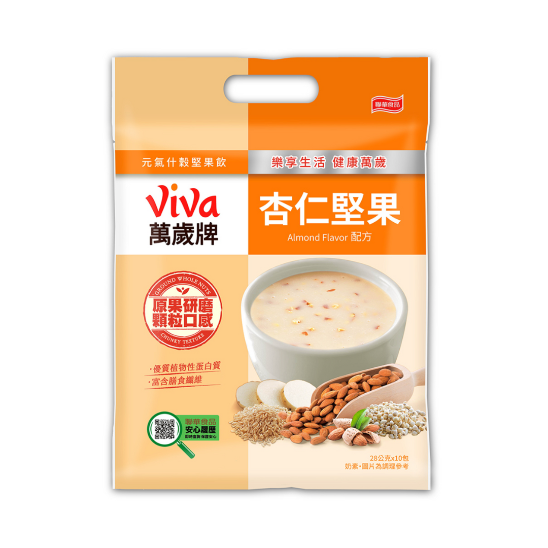 Viva Almond and Nuts Instant Drink - 28g x 10 Pack