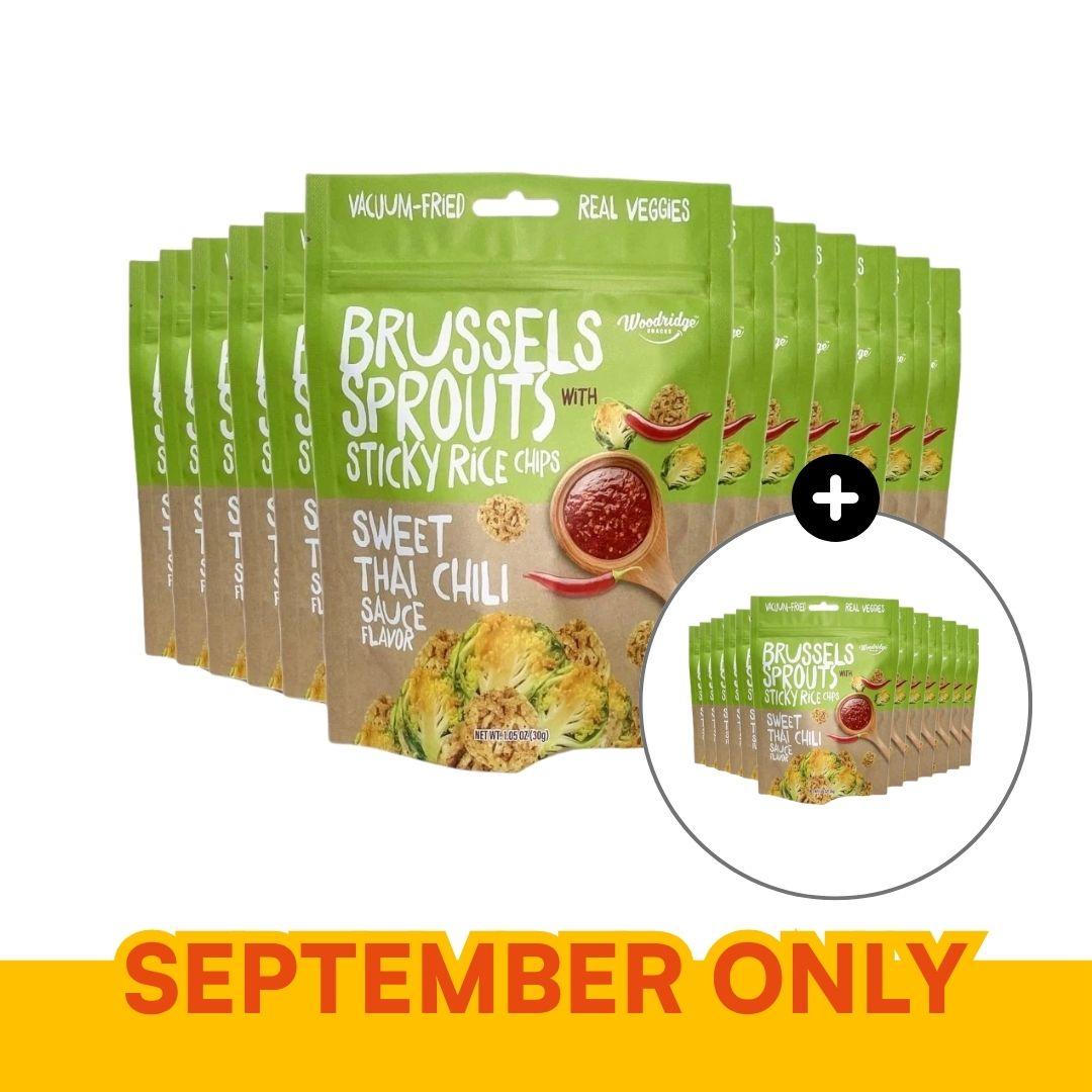 Woodridge Snacks Brussels Sprouts w/ Sticky Rice Chips Sweet Thai Chili (1.06 oz.) - 30g