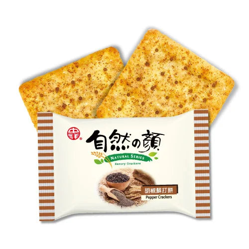 自然の顏 胡椒蘇打餅乾 - 280g