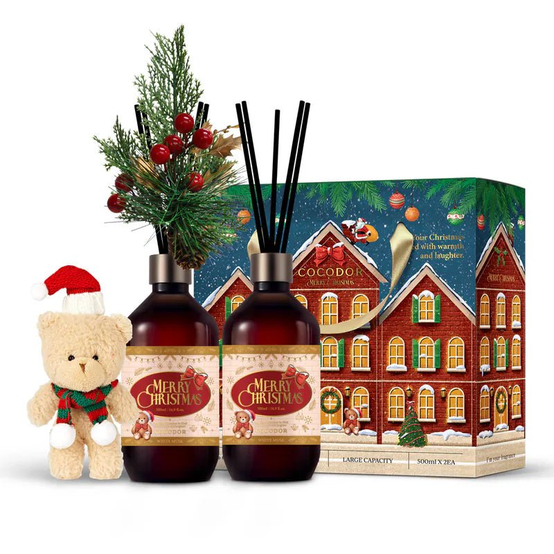 Cocodor Premium Diffuser Christmas Gift Set - 500ml x 2 Pack