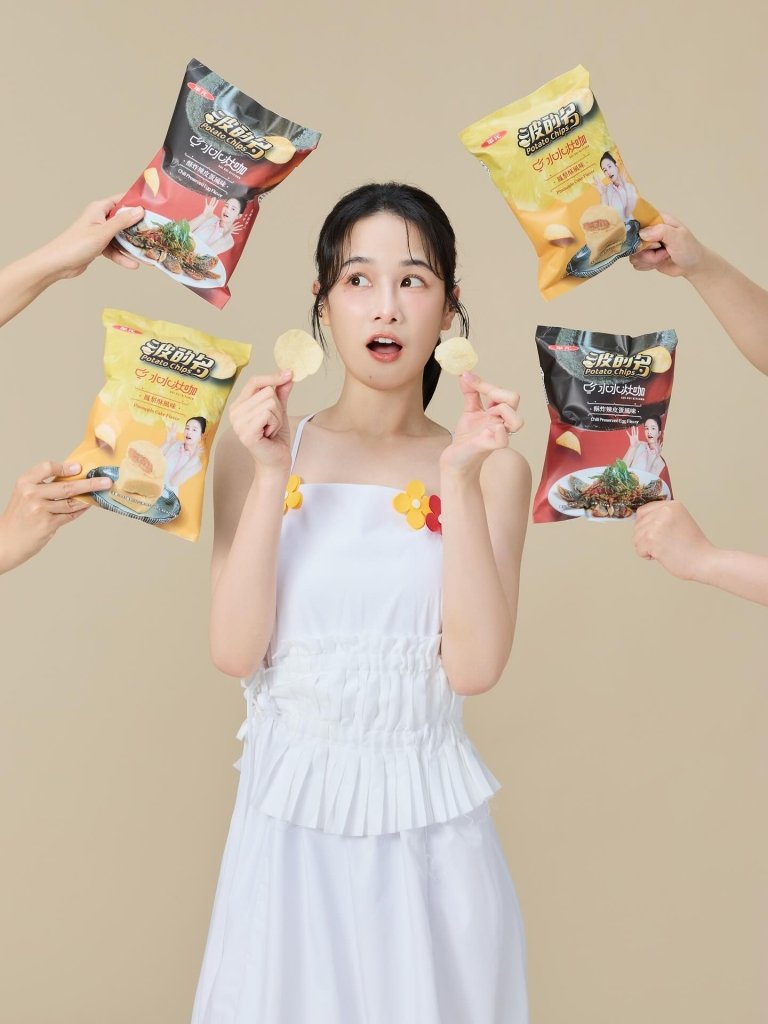 Hua Yuan x Sui Sui Kitchen Pineapple Cake Flavor Chips - 72g