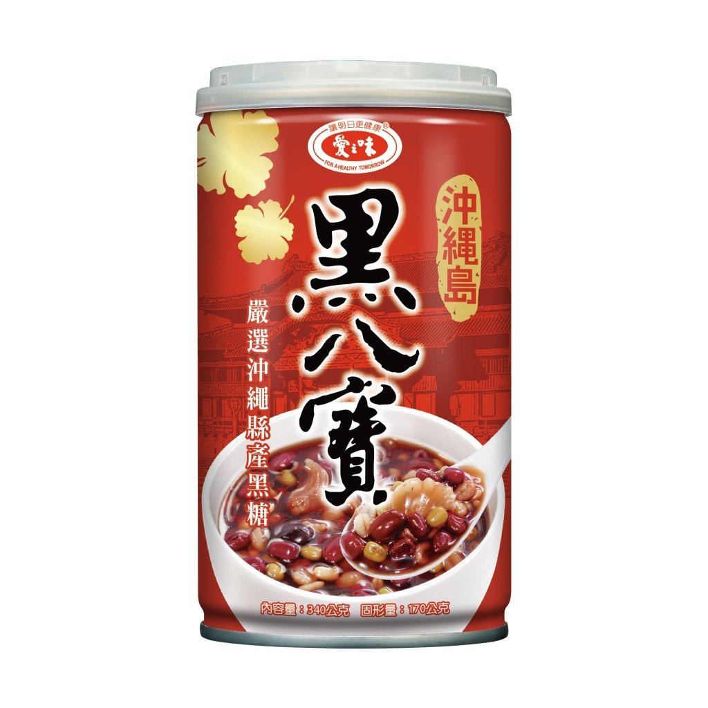 A can of AGV Brown Sugar Mixed Congee featuring a red label with an image of the congee and Chinese text.