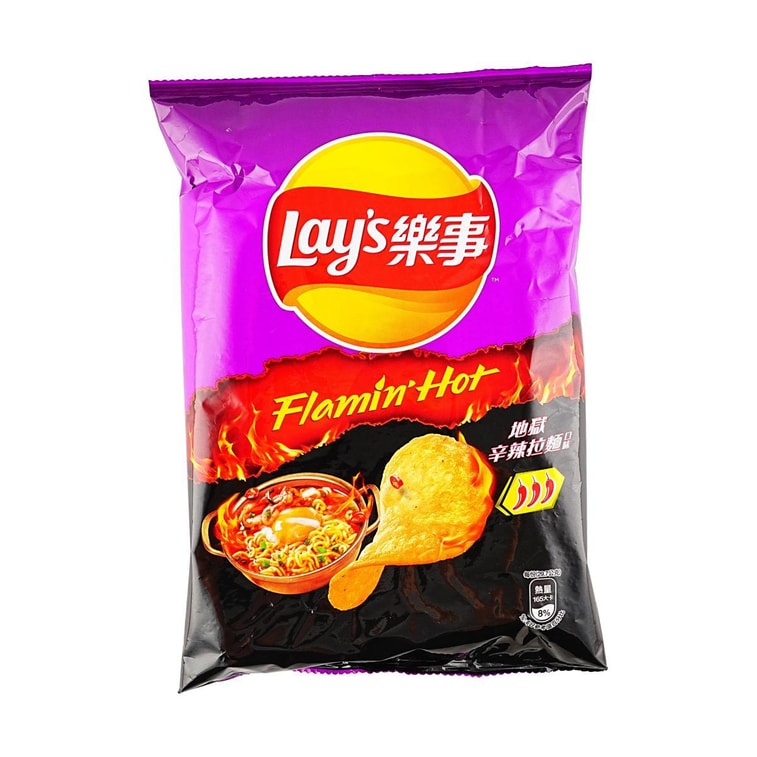 Lay's Flamin' Hot Ramen Flavor Potato Chips - 59.5g