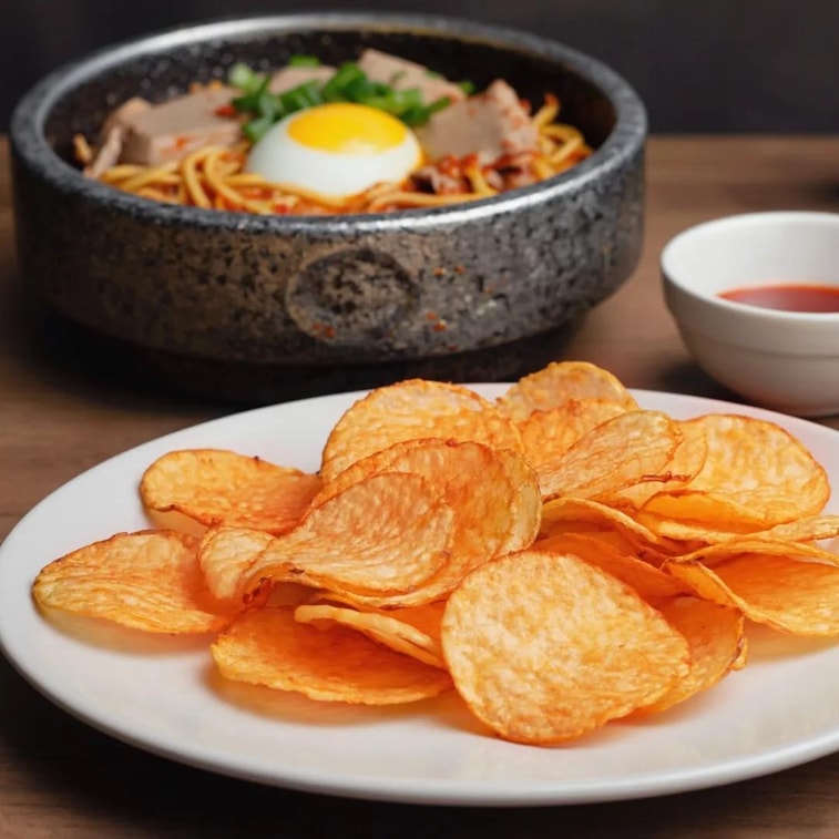 Lay's Flamin' Hot Ramen Flavor Potato Chips - 59.5g