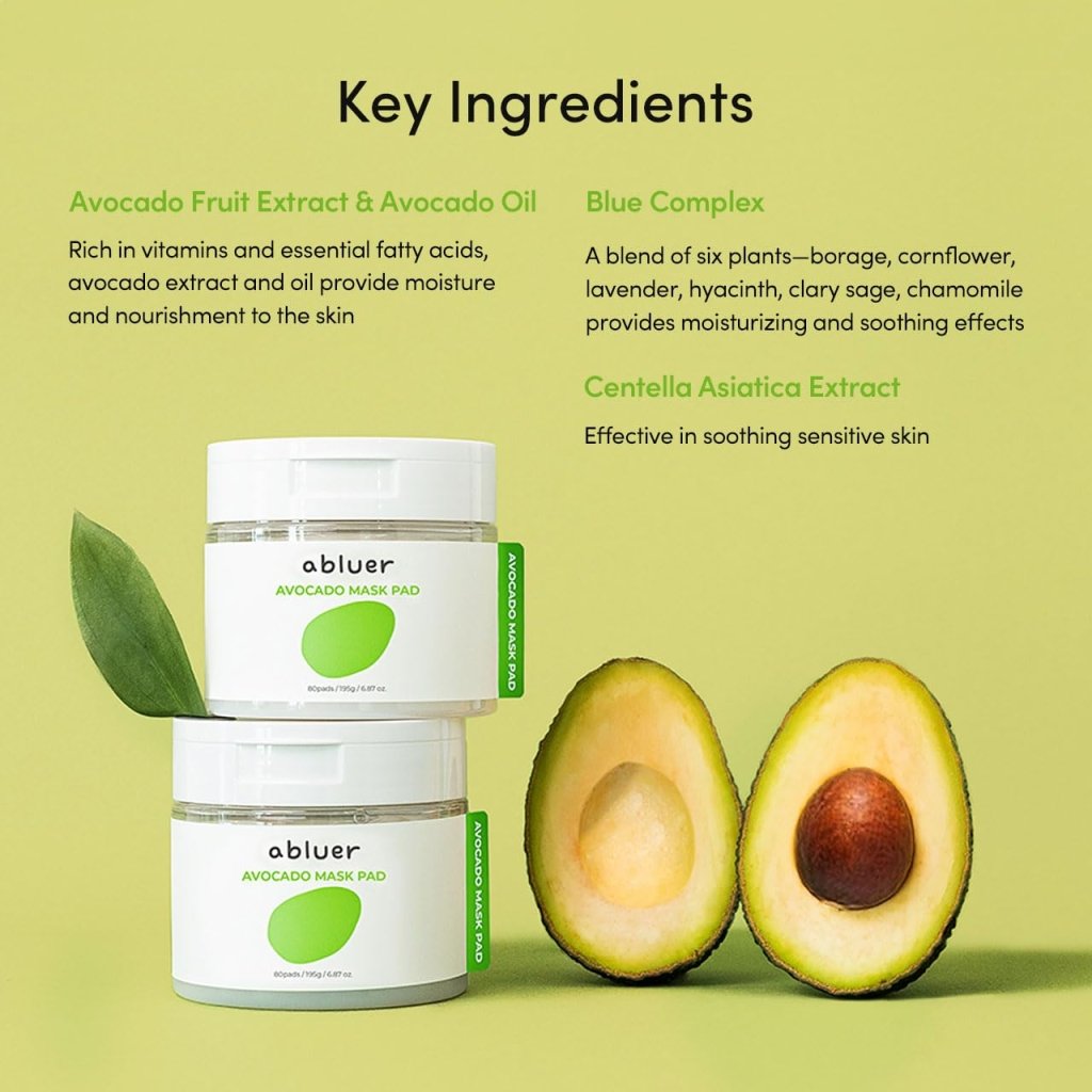 Abluer Avocado Mask Pad (80pads) - 195g