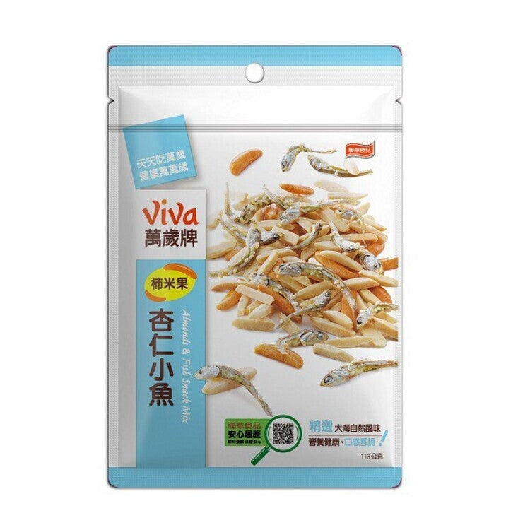 萬歲牌 柿米果杏仁小魚 - 113g